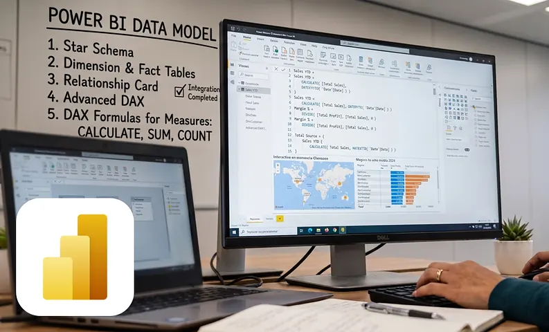 Vista previa del Curso de DAX, modelado y dashboards con Power BI de Certhana Academy