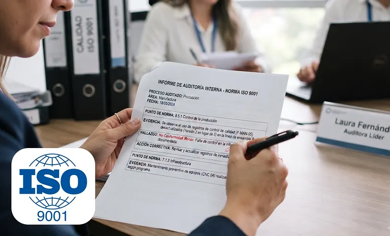 Vista previa del Curso de auditor de gestión de calidad ISO 9001 de Certhana Academy
