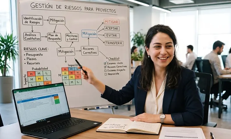 Vista previa del Curso de gestión de riesgos para proyectos de Certhana Academy