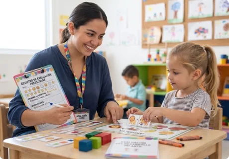 Instrumentos de evaluación en preescolar: lista de cotejo, escala de estimación y planilla de observación, con ejemplo por dominio del desarrollo