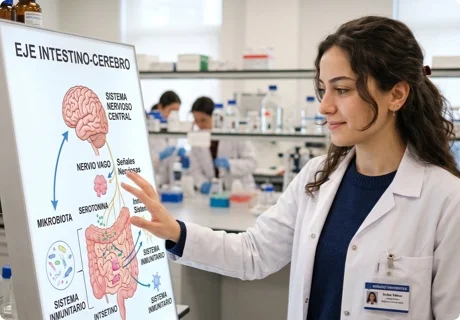 Eje intestino-cerebro: qué mecanismos están demostrados y cómo explicarlo sin exagerar en consulta y en divulgación