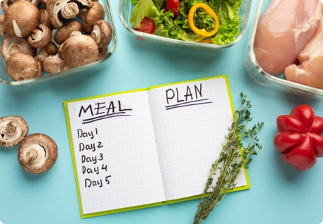 Cómo hacer un plan de alimentación semanal (paso a paso + plantilla)