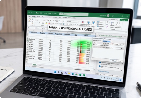 Formato condicional en Excel: resalta datos automáticamente (con ejemplos)
