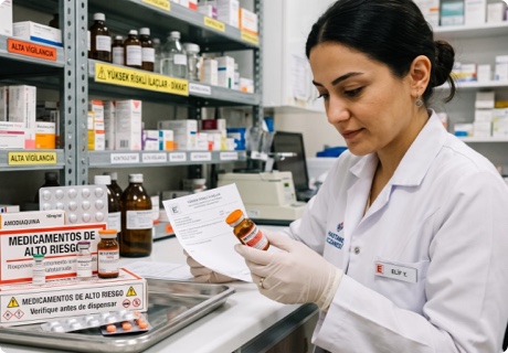 Medicamentos de alto riesgo y de margen terapéutico estrecho: cuáles son, por qué se monitorizan y qué verificación extra exigen