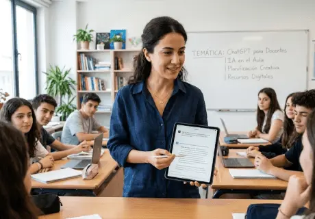 ChatGPT para docentes: cómo preparar clases, actividades y evaluaciones sin perder el criterio pedagógico