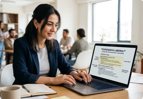 Experiencia laboral en el currículum: qué incluir, cómo redactarla y qué omitir