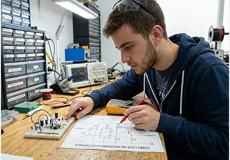 Cómo leer un diagrama electrónico: símbolos, conexiones y un método para interpretar cualquier circuito sencillo