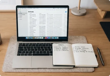 Cómo organizar la bandeja de entrada: horarios, carpetas y reglas para que el correo no maneje tu día