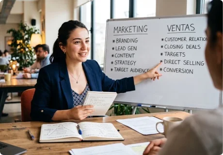 Diferencia entre marketing y ventas: qué hace cada área y cuál te conviene para trabajar