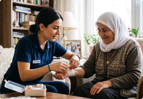 Primeros auxilios para cuidadores de adultos mayores: caídas, atragantamiento, ACV y las emergencias que más se repiten en el cuidado