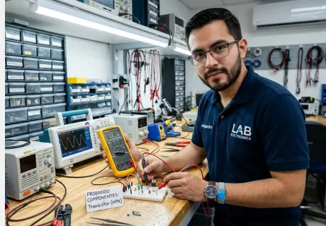Cómo probar componentes electrónicos con multímetro: diodos, transistores, capacitores y continuidad