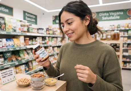 Nutrientes críticos en la dieta vegana: cuáles son, por qué faltan y cómo se cubren con alimentos, fortificados o suplementos