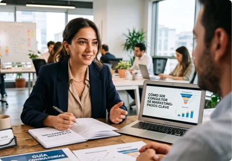 Cómo ser consultor de marketing: qué hace, qué servicios ofrecer a pymes y cómo conseguir tus primeros clientes