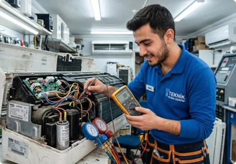 Diagnóstico de fallas en aire acondicionado: guía por síntoma con mediciones de presión, temperatura y parte eléctrica