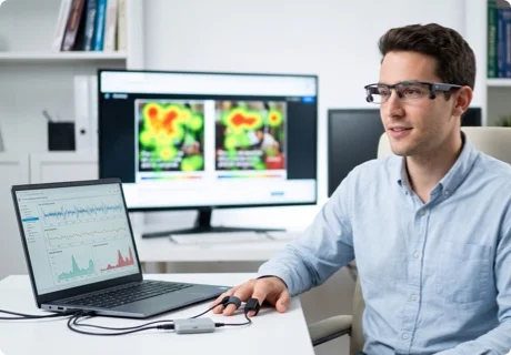Herramientas de neuromarketing: qué miden el eye tracking, el EEG y las respuestas fisiológicas, y cuál elegir según tu objetivo y presupuesto