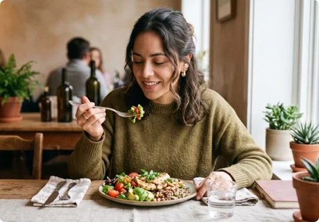 Comer despacio: qué le pasa a tu cuerpo y cómo lograrlo (sin obsesionarte)