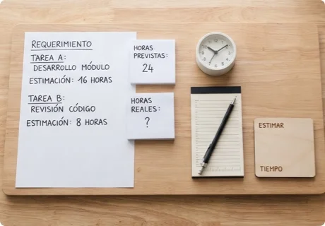 Cómo estimar el tiempo de una tarea: métodos para calcular duraciones y añadir márgenes para imprevistos