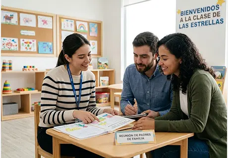 Reunión de padres de familia en preescolar: cómo prepararla mostrando la documentación del aprendizaje de los niños