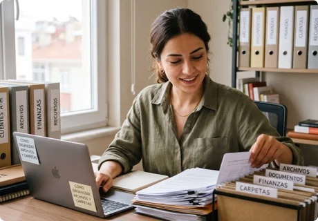 Cómo organizar archivos y carpetas en el trabajo: estructura, nombres y copias de seguridad que te ahorran horas