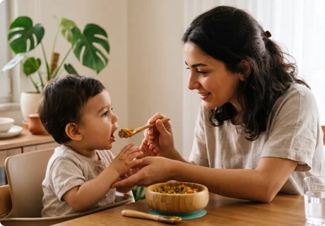 Alimentación perceptiva: cómo leer las señales de hambre y saciedad del bebé y enseñarlo a las familias sin presión ni restricción