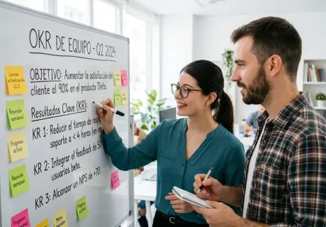 OKR de equipo: cómo definir objetivos y métricas que funcionen