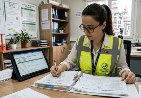 Evaluación del cumplimiento legal ISO 14001: cómo la audita un auditor interno