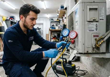 Cómo hacer vacío a un sistema de aire acondicionado paso a paso