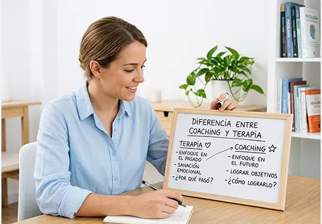 Diferencia entre coaching y terapia, mentoring y consultoría