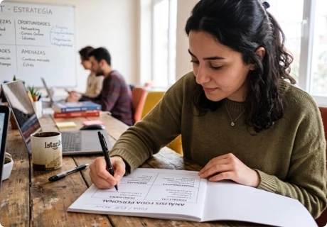 Cómo hacer un análisis FODA paso a paso para una empresa real (con FODA cruzado y ejemplo)