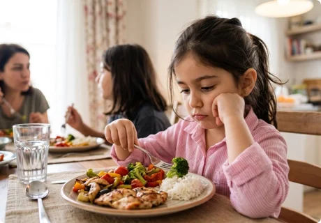 Selectividad alimentaria en niños: técnicas de exposición sin presión, cuándo es parte del desarrollo y cuándo derivar