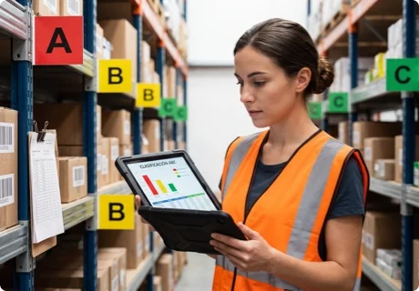 Clasificación ABC de inventarios: cómo priorizar tu stock paso a paso con un ejemplo