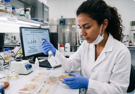 Modulación de la microbiota: cómo se diseña, se mide y se evalúa una intervención basada en evidencia