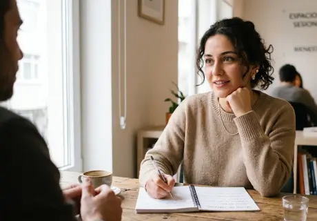 Sesión de coaching: cómo se estructura, cómo se conduce paso a paso y un ejemplo completo comentado